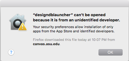 Mac: Cannot open